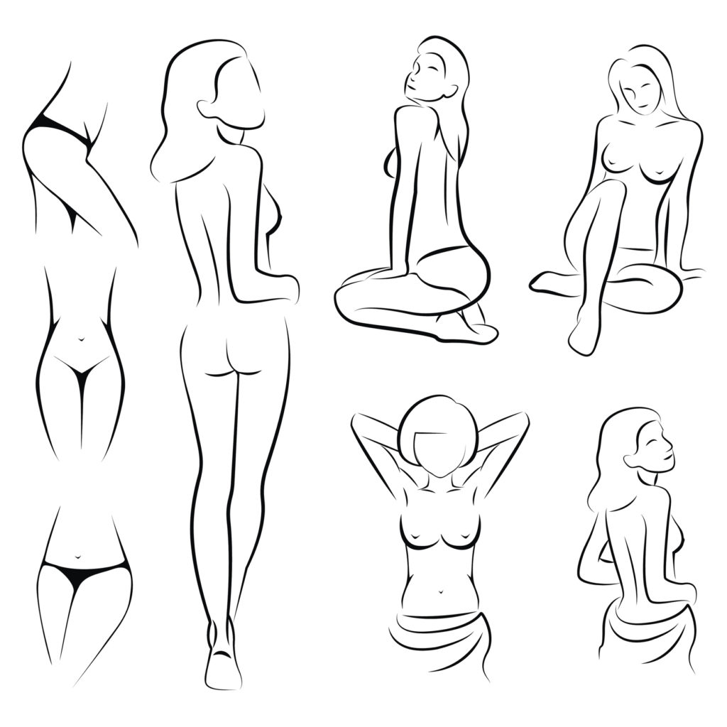 как нарисовать грудь женщин фото 69